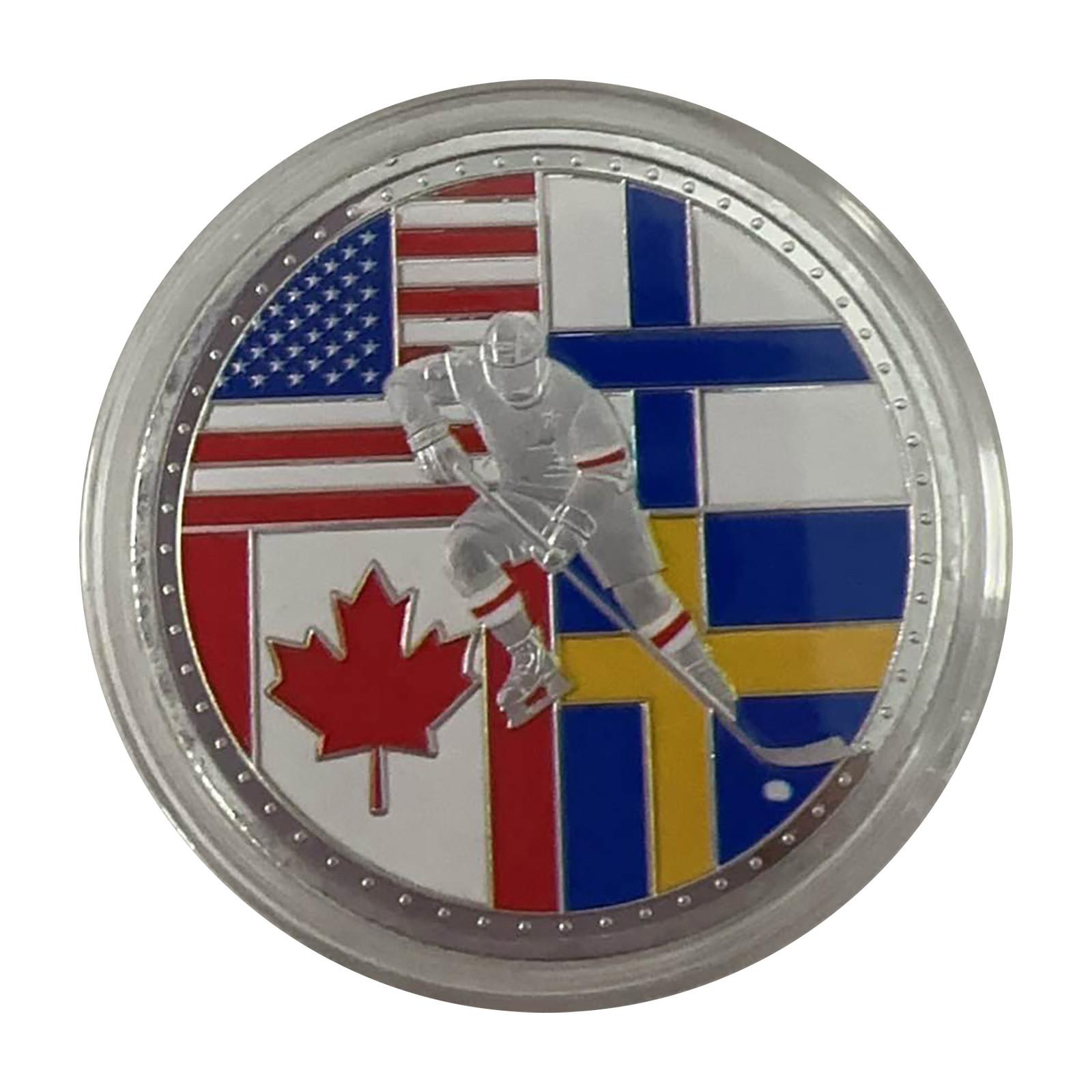 Four Nations Commemorative Coin,Ice Four Nations Commemorative Coin Coin, Four Nations Commemorative Coin One Size