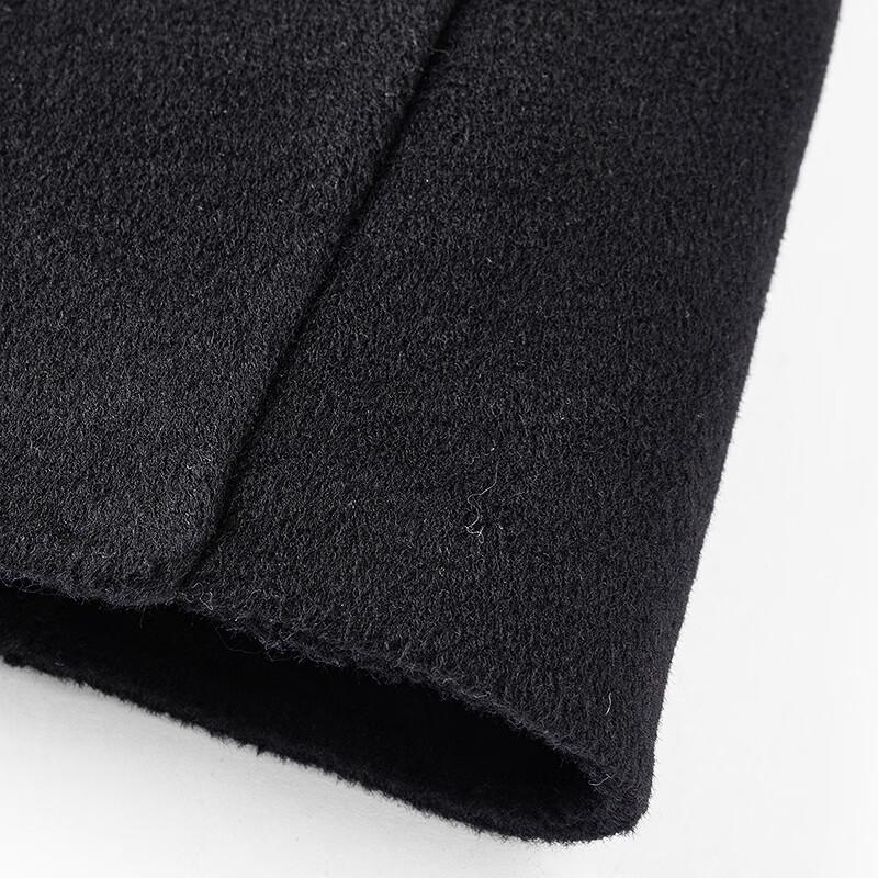 FAPAI Men's Detachable Goose Down Wool Overcoat