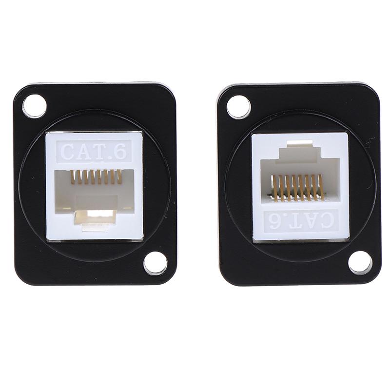 Rj45 võrgupistiku metallpaneeli pesa D-tüüpi tsingisulamist kinnitus Cat6