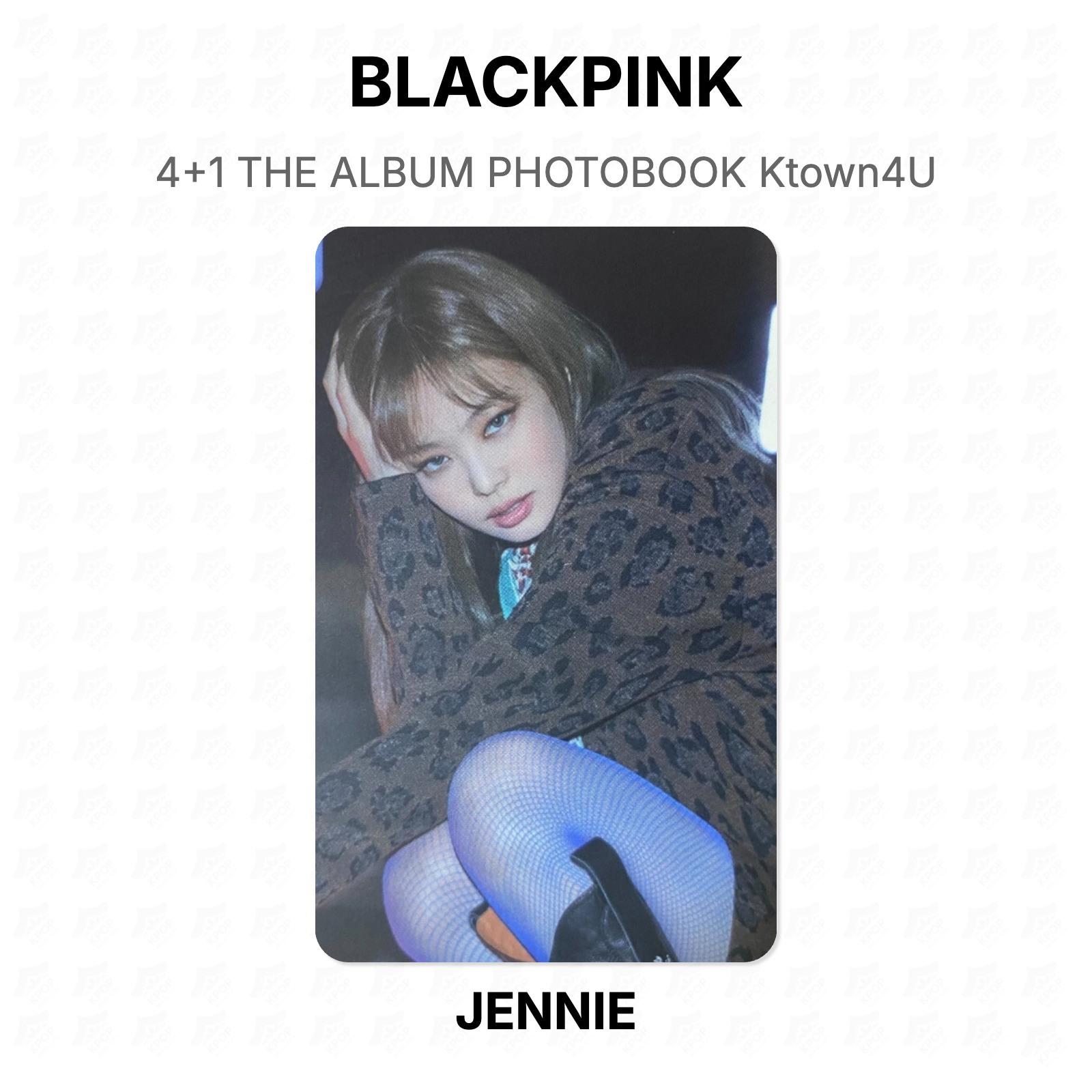 BLACKPINK 4+1 THE ALBUM ФОТОАЛЬБОМ Ktown4U Официальная фотокарточка JENNIE
