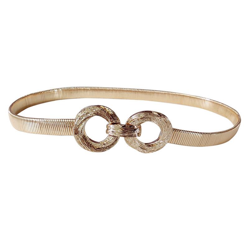 Cintura nuova disponibile in quattro stagioni da donna, in pelle, versatile, alla moda, per jeans, con decorazione per gonna, abito, maglione, coprivita.