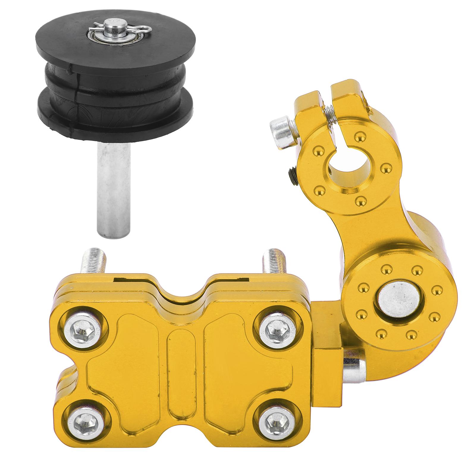 Kkmoon Unisex Yellow Motorcycle Chain Tensioner Automatic Adjuster Universal For Atv Offroad Vehicle Dirt Bike( )