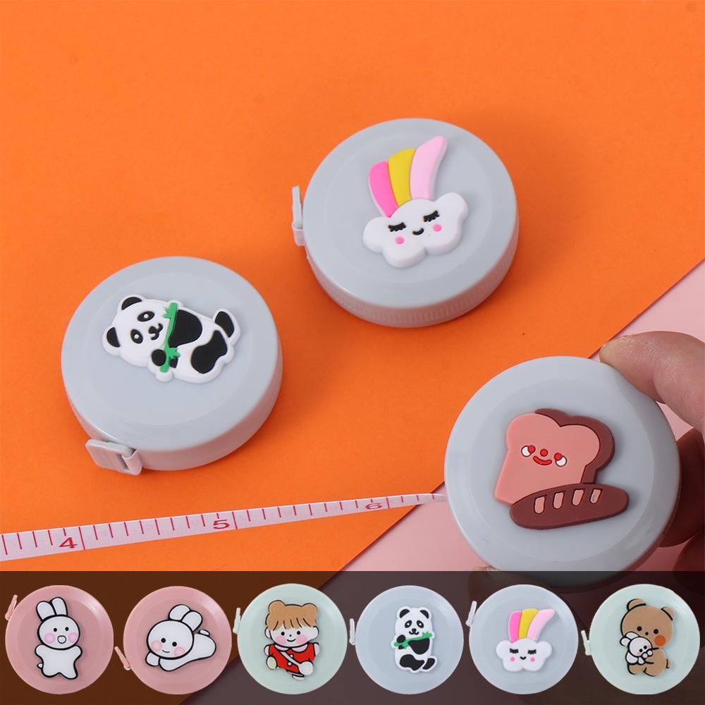 1.5m Portable Retractable Ruler Mini Tape Measure Sewing Leather Ruler Children Height Ruler Centimeter Inch Roll Tape