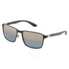 Ray Ban Polarized Blue Gold Chromance Square Unisex Sunglasses Rb3721ch 187 J0 59