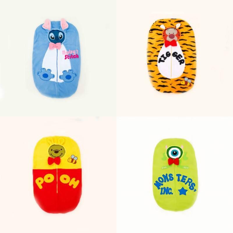 Donald And Mouse Duck Tigger Pooh Children Winter Sleeping Removable Bag