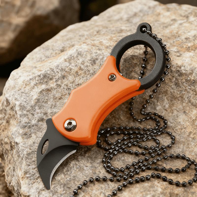 1PC,High quality Mini EDC Knife Camping Equipment Unboxing Knife Keychain Utility Knife Outdoor Camping Tool Hiking Accessories