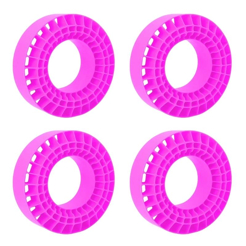 Pack of 4 Silicone Rubber Cushioning for 108mm for 1.9" Remote Control Tire Insert for Improved Grip