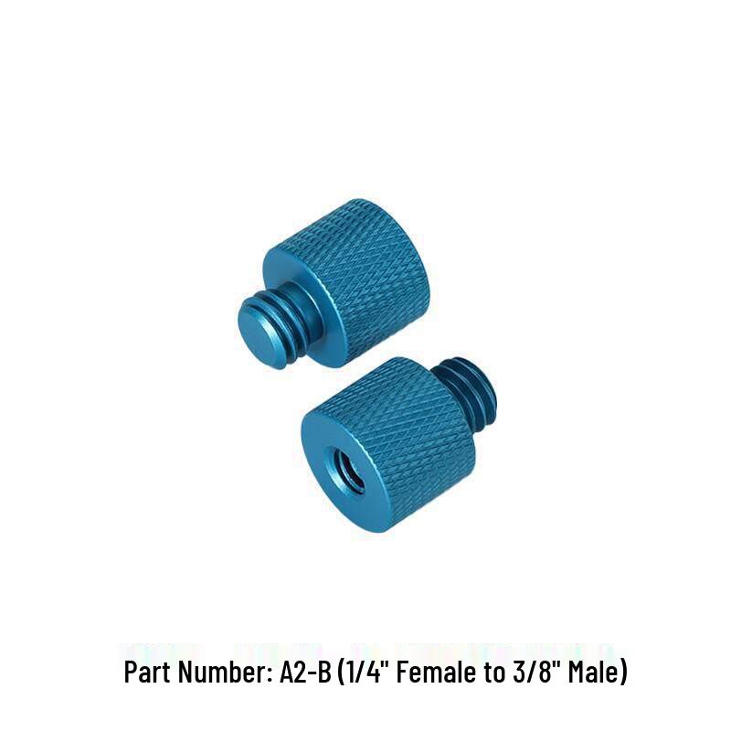1/4 to 3/8 M4 M5 M6 M8 Screw Adapter for Tripod, Pan/Tilt Camera, Hot Shoe Mount & Light Stand