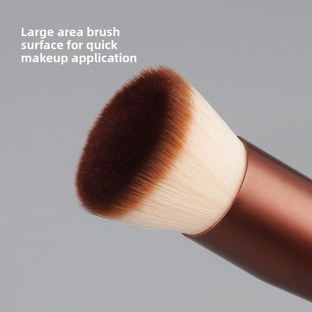 Big Chubby Dun Flat Head Foundation Brush BB Cream Liquid Foundation Brush Concealer Brush Soft Hair No Traces Do Not Eat Powder Face Beauty Tools