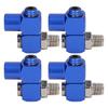 4PCS 360 Degree Rotation Swivel Air Fitting Rotating Hose Connector  Industrial Applications