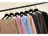 2025 Autumn/Winter Women's Plus Size German Velvet Round Neck Warm Long Sleeve Base Layer T-shirt