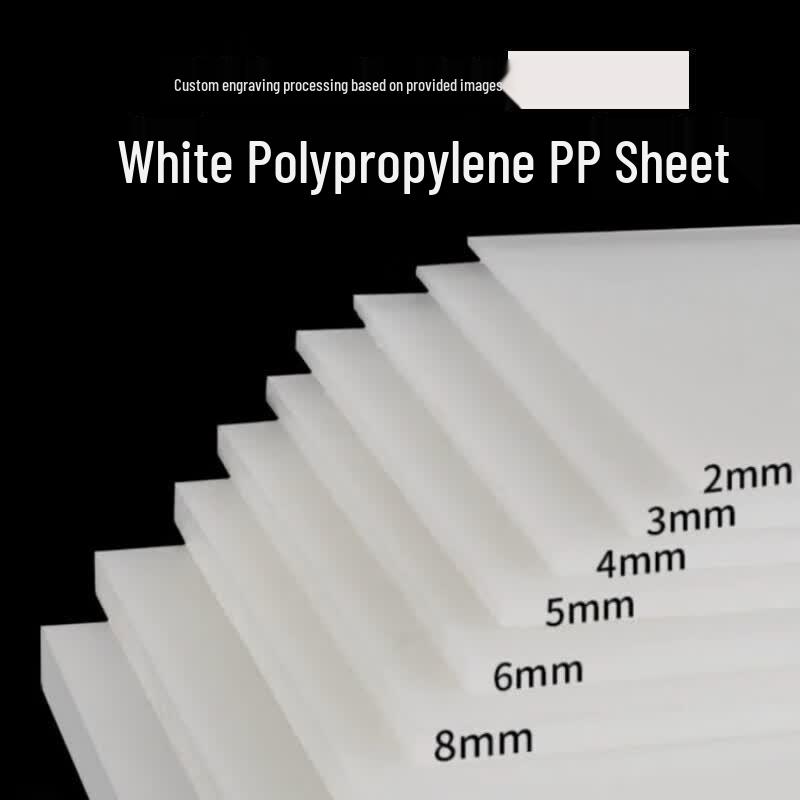 TZMGSI White PP Plastic Hard Board
