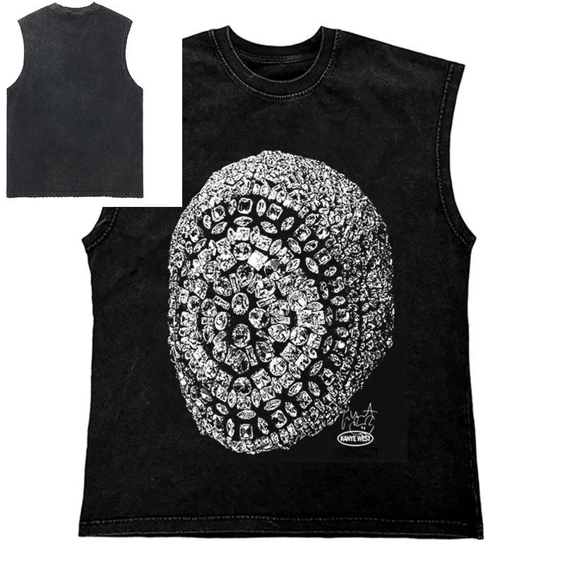 

2025 Spring/Summer Round Neck Cotton Vest - KA Print, New Hot-Selling Design S