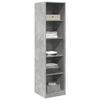 VidaXL Wardrobe Concrete Grey 50 X 50 X 200 Cm Chipboard 3307714