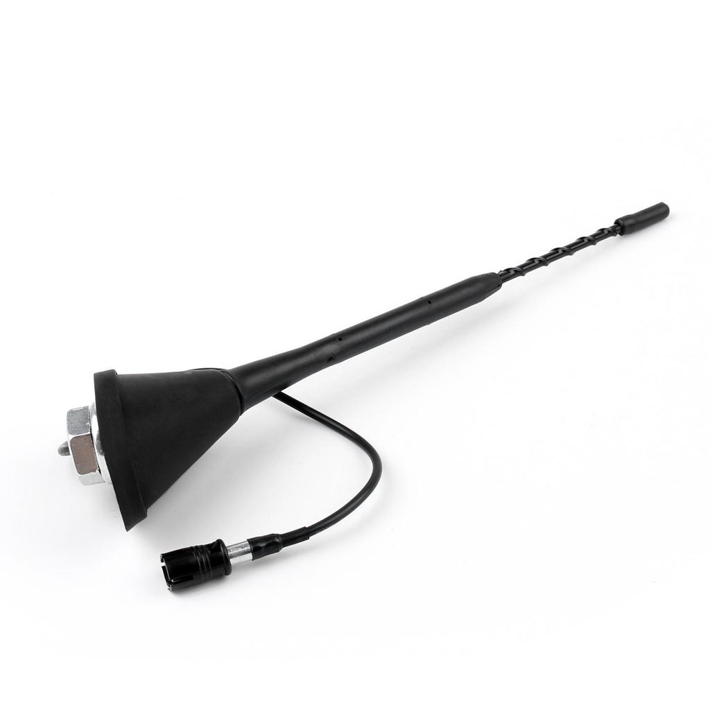 9" Amplified AM/PM Roof Aerial Antenna + Base Combo Set For VW Jetta Bora Passat