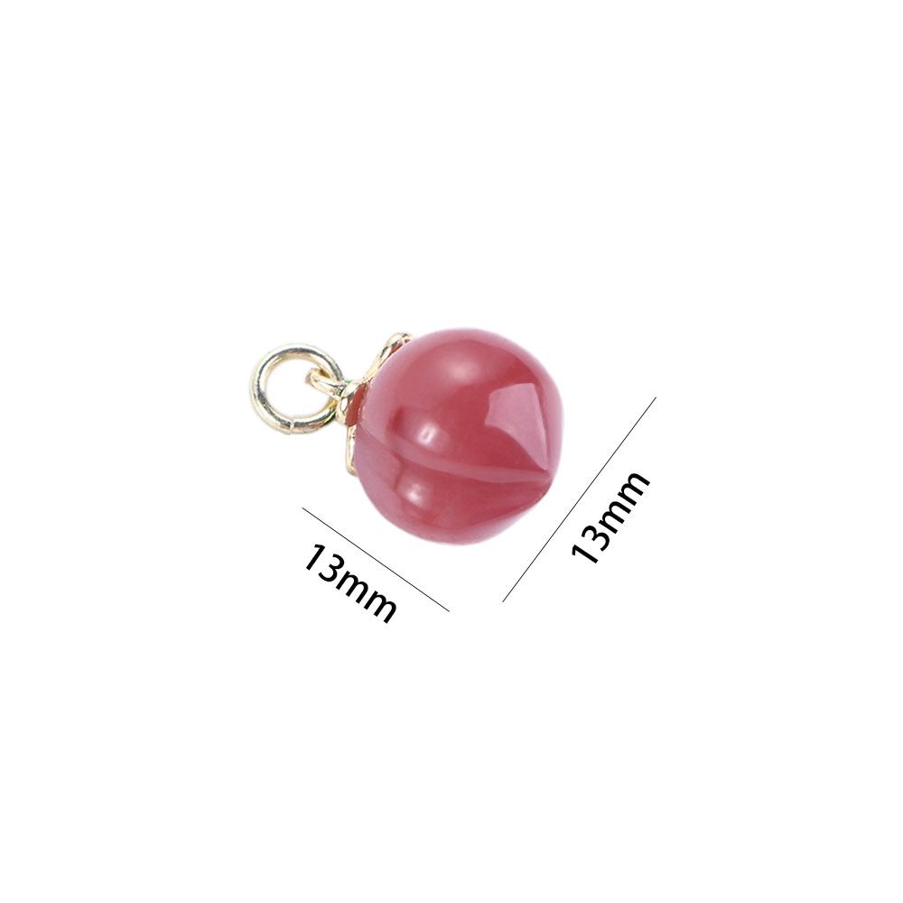 Pendant Necklace Pendant Jewelry Accessories DIY Making Accessories Peach Pendant Cosplay Gift