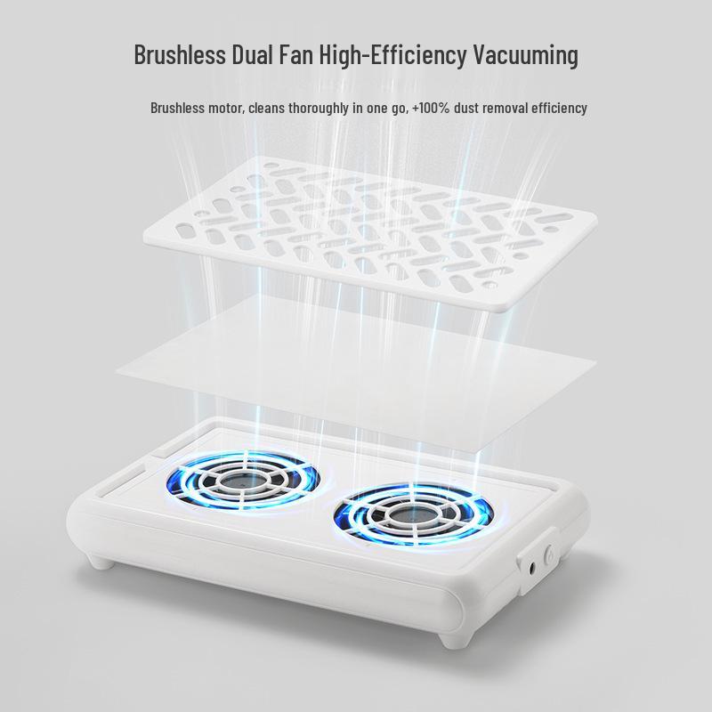 High-Speed Turbo Stepless Manicure Dust Collector & Nail Grinder