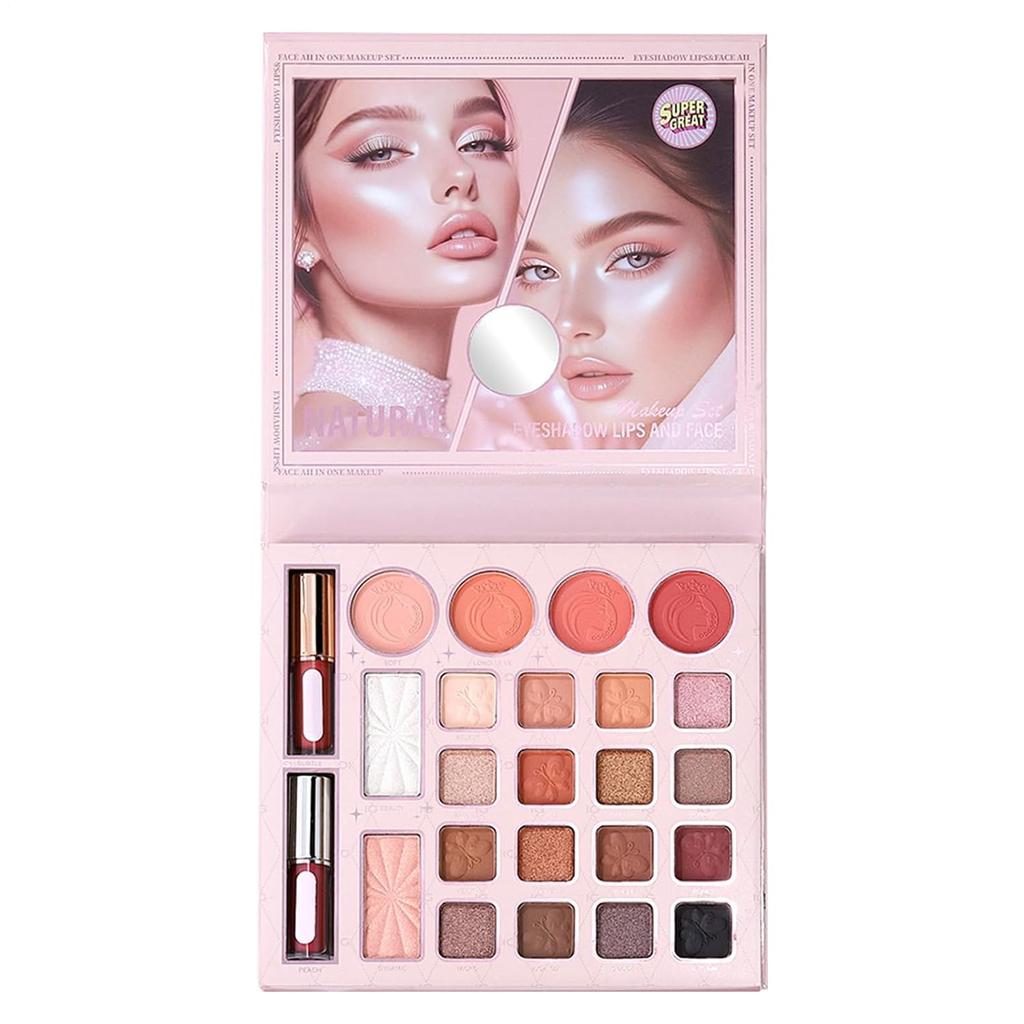 Eyeshadow Palette Makeup 24 Colors Northmead Cosmetic - Women Teenagers Eye Portable