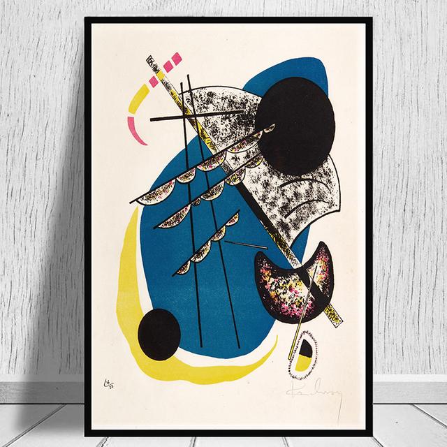 Abstract Poster Geometric Art Wassily Kandinsky Oil Painting and Wall Art Painting