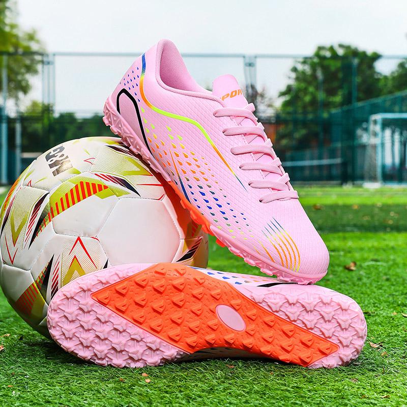 Unisex 32-46 Mens Football Shoes Training Artificial Captain Football Shoes for Kids