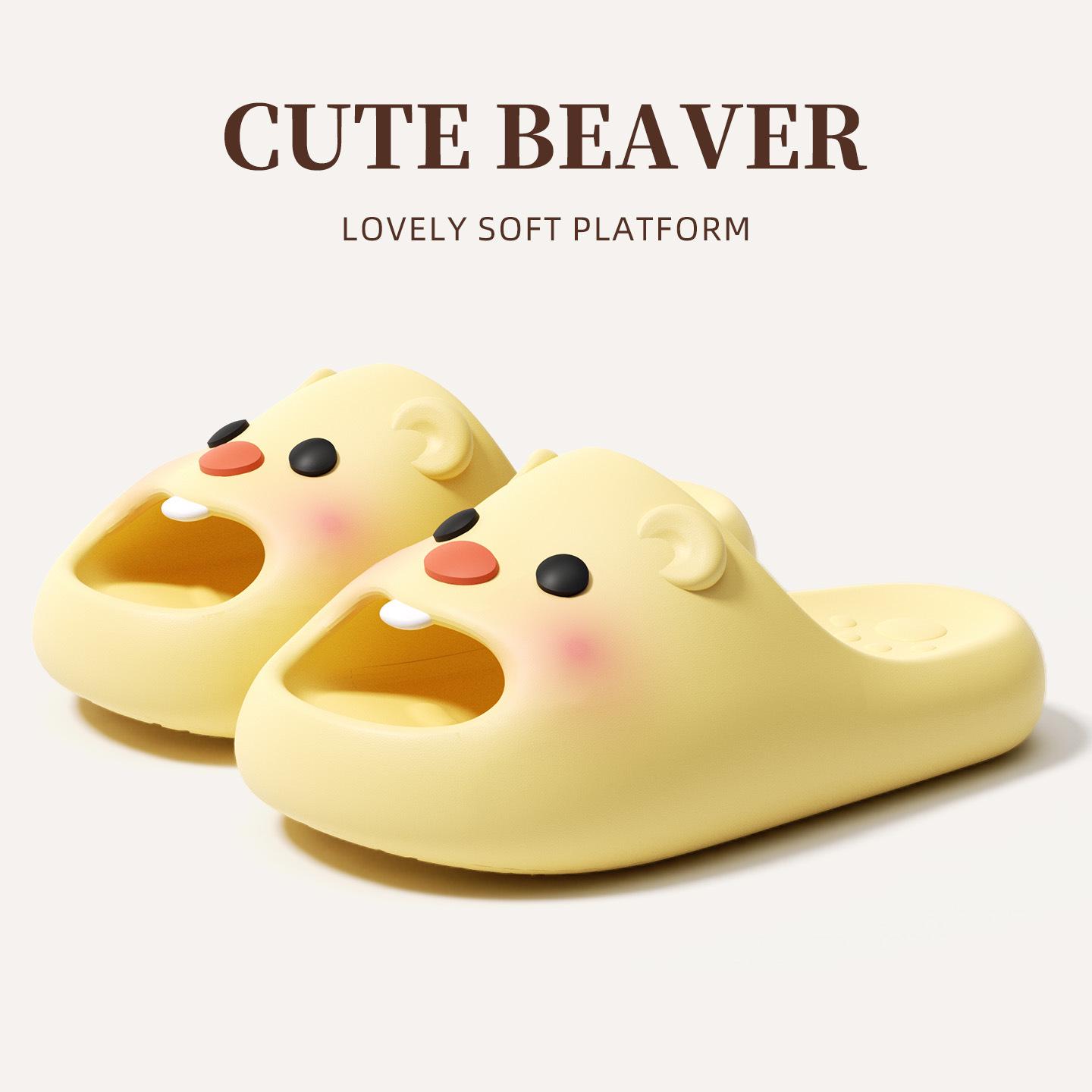 2025 Non-Slip Indoor Bathroom & Shower Slippers: Summer Sandals for Boys & Girls 210mm жёлтый