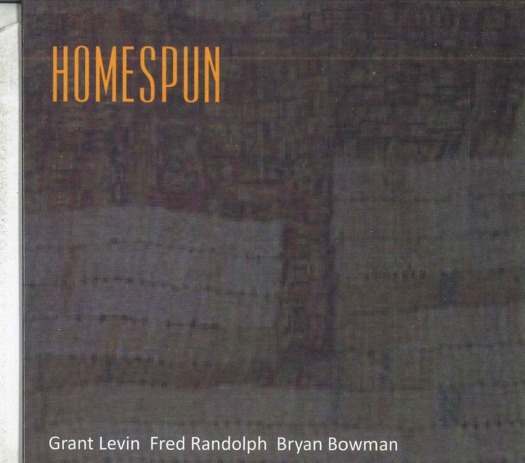 CD GRANT LEVIN - Homespun HOMESPUN NOT ON LABEL 2016 Japan Jazz Used