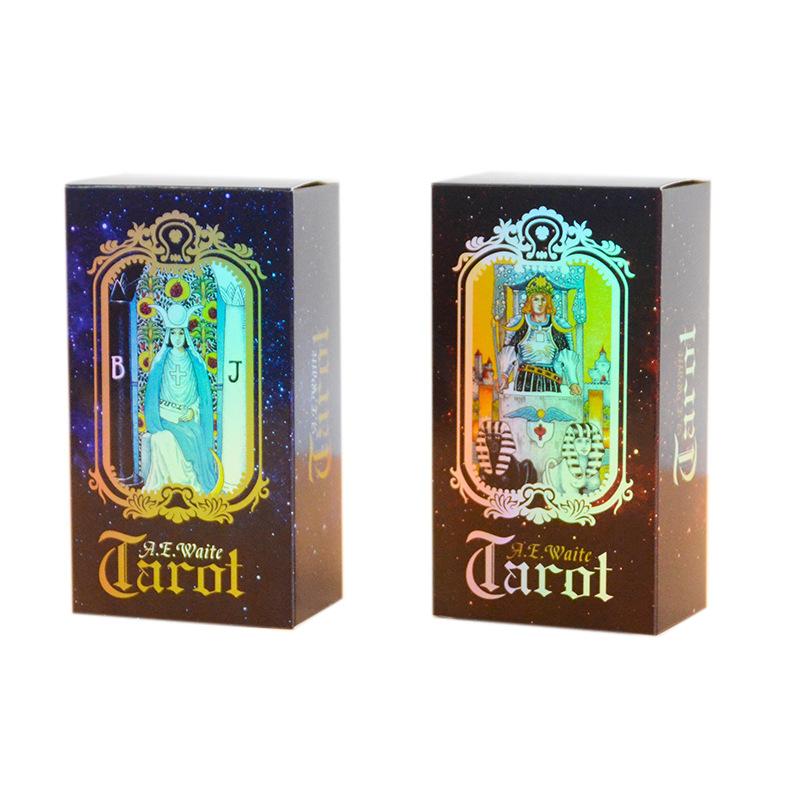 Tarot Tarot Tarot Plain Laser Silver Card, Board Game Card, Card Flash Card
