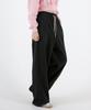 UMM Women'S Curved Cut Hem Drawstring Wide Training Pants