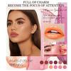 Batom perolado brilhante e veludo com microglitter colorido e batom à prova d'água com espelho perolado e esmalte labial hidratante nude fosco