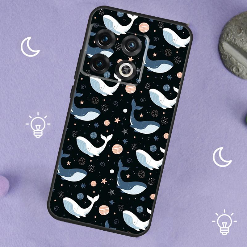 Baby Whale Case For OnePlus 13T 10T 8T 10R 12R 13R 15 13 12 11 10 9 Nord 5 CE 2 3 4 Lite N20 N30 Cover