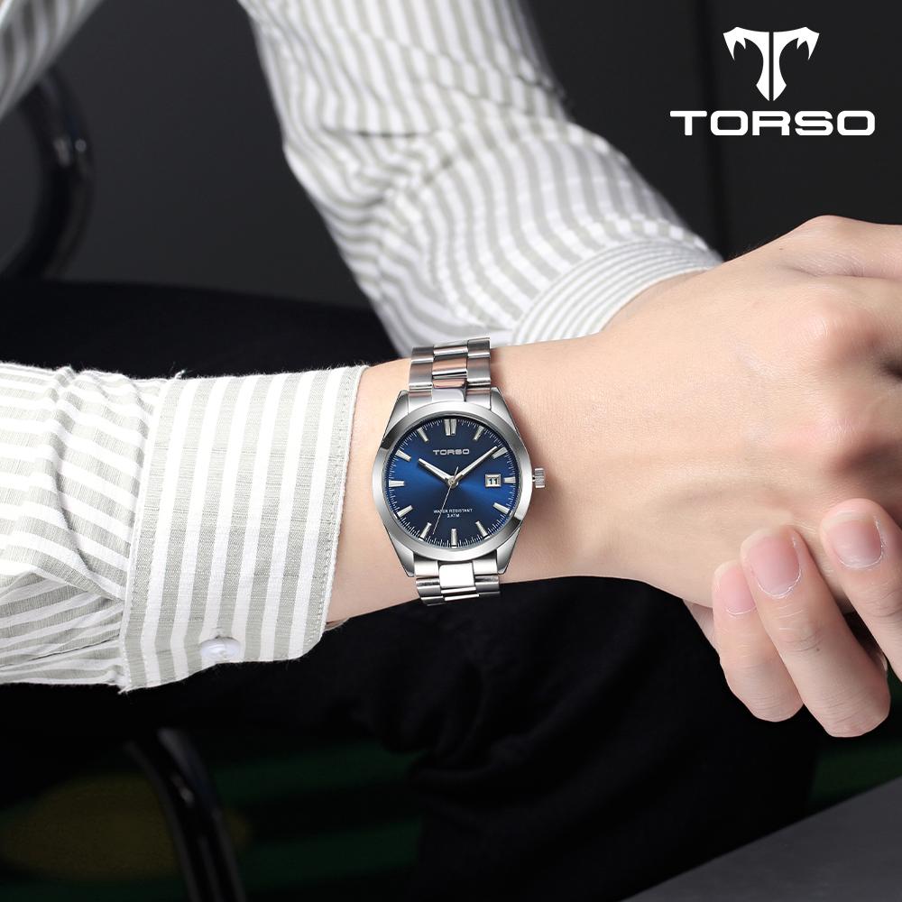 Toleuso T105M-Sls Midas Calendar Metal Watch