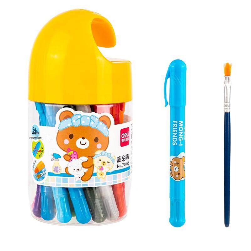 Deli 24-Color Water-Soluble Oil Pastels