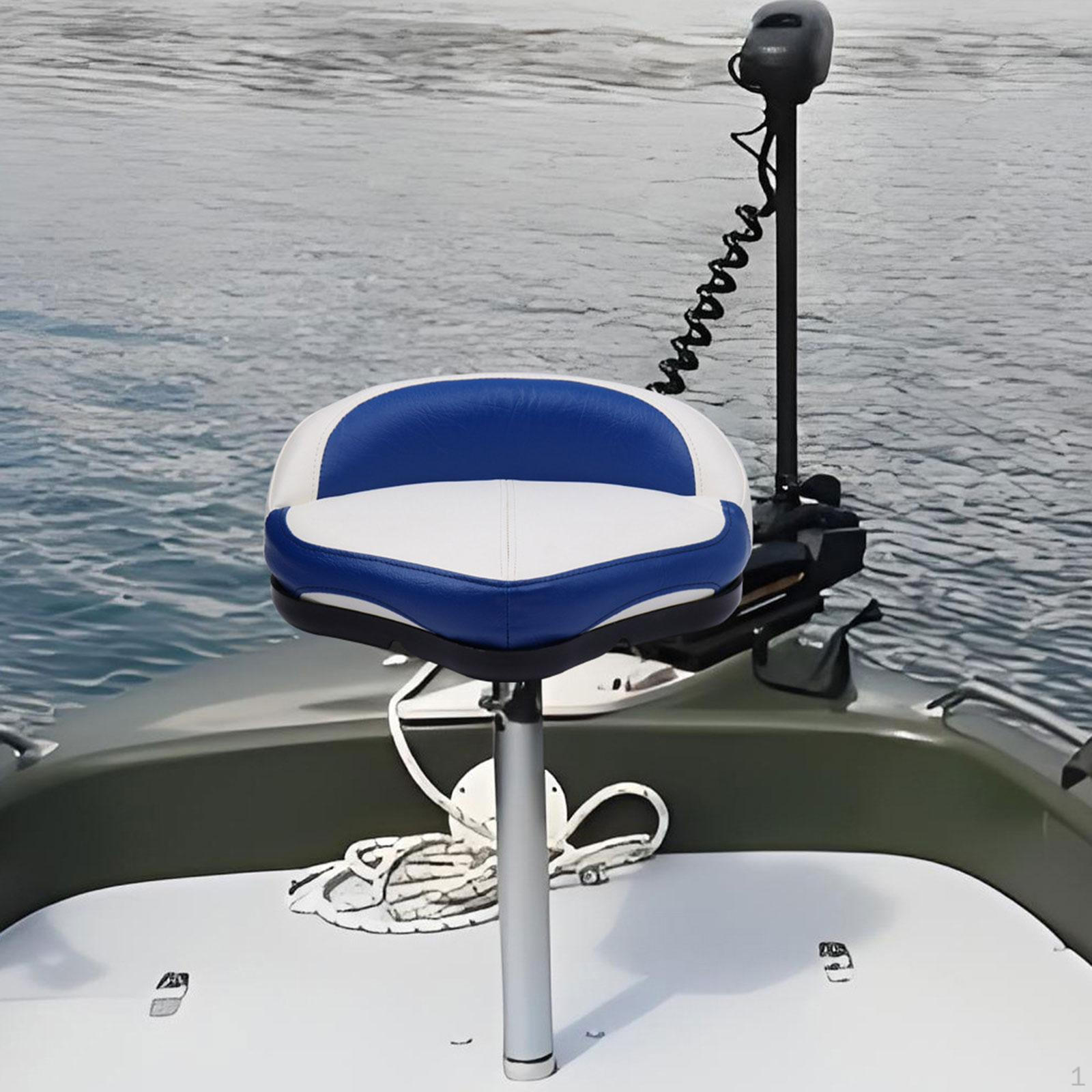 

Chair Pad Replacement for Speedboat, Suitable Canoeing And Fishing Red Black