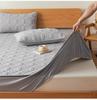 Wodoodporny Pikowany Ochraniacz na Materac Klasy A - Łóżko Podwójne, Oddychająca i Odporna na Wilgoć Narzuta