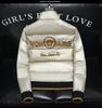 2025 European Winter Embroidered Stand Collar Men's Down Jacket: Casual Fashion for Youth