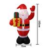 Inflatable Santa Claus 1.8m Christmas Decoration with Lights for Event Party Decor