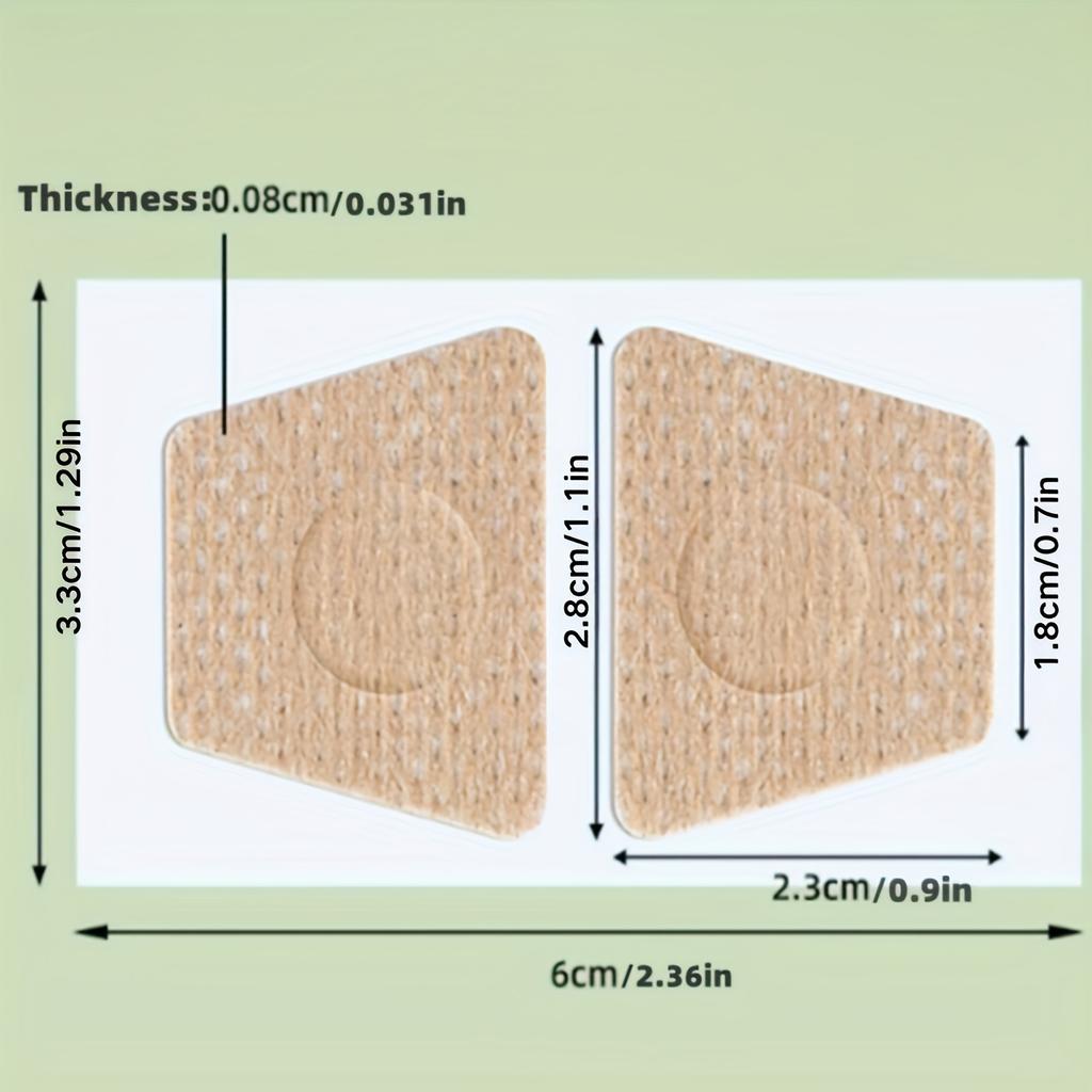 50PCS of Toenail Care Stickers, Thick Nail Protection, Double-layer Tape Design To Promote Nail Growth and Appearance