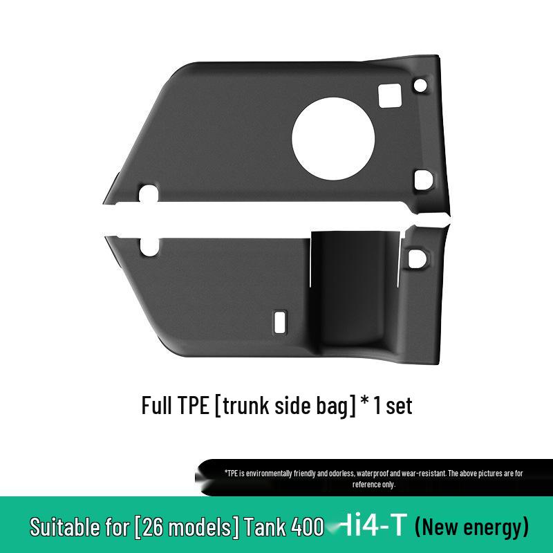 TPE Car Floor Mats for 2023-2026 Tank 400: Vehicle-Specific, Multi-Purpose, Includes Trunk Mat.