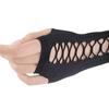 1-5Pairs Mesh Arm Sleeve Gloves Stretch Sun Protection Sleeves For Women Hip Hop Rock Gloves Black Hollow Out Fingerless Gloves