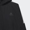 Adidas Long Woven Jacket With Hood Women Outerwear Black HG1849