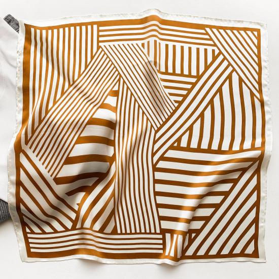 53 * 53 cm Mulberry Silk Lite firkantet skjerf Multifunksjonelt Profesjonell motedekorasjon Silkeskjerf for vår- og høstvarmesjal