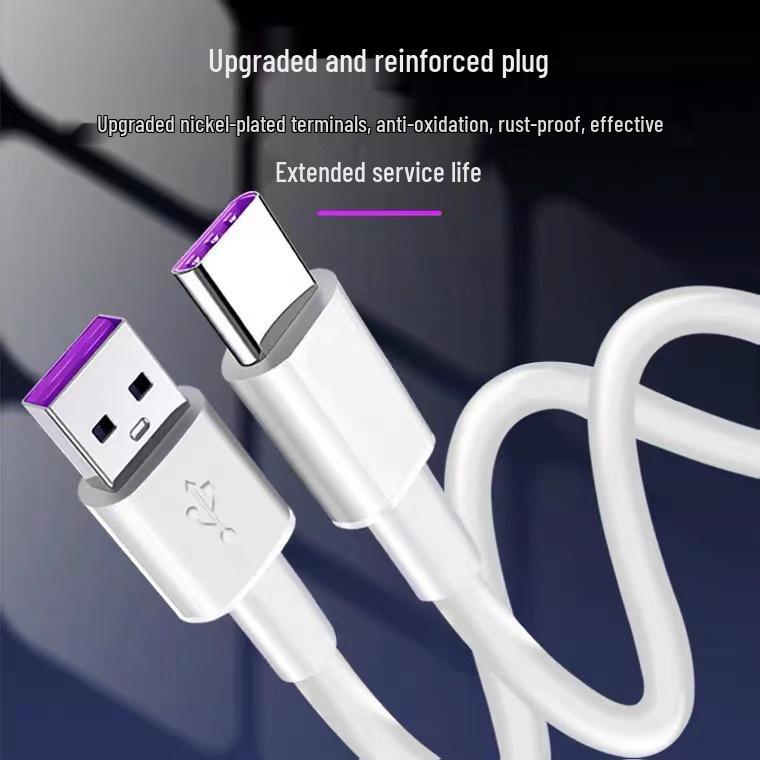 5A Type-C Fast Charging Cable for Huawei, Vivo, Oppo, Honor Phones