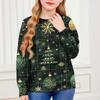Christmas Day Sweatshirts For Children Boys And Girls Knit Sweater Cute Shirt Fall Crewneck Pullover Tops