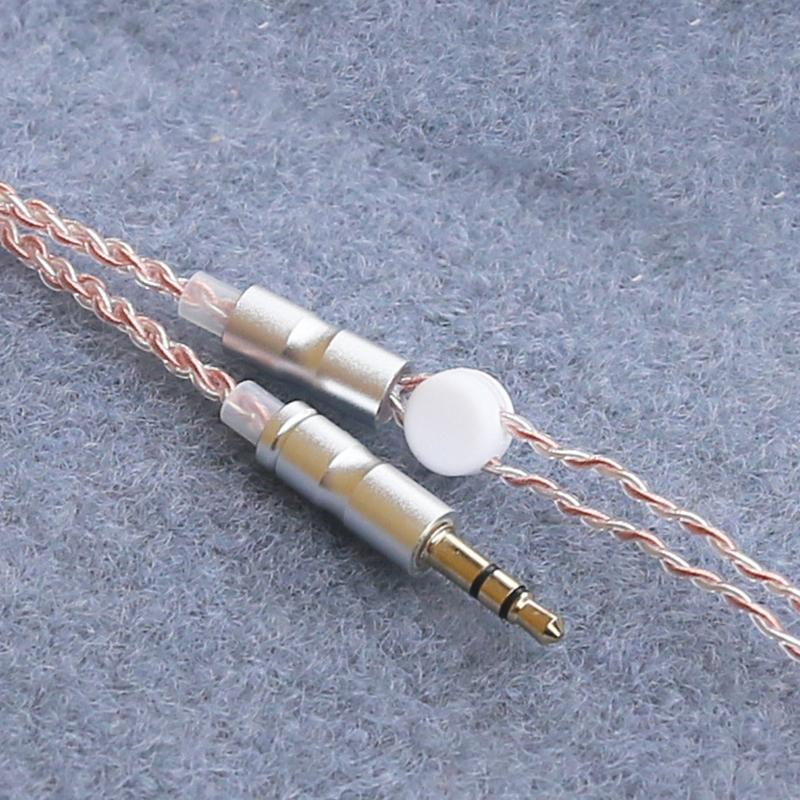 Hifi Earphone Upgrade Cable Mmcx 3.5Mm 1.2M Silver Plated Core Cable For Sennheiser Ie200/Ie300/Ie600/Ie900/Akg N5005/N30