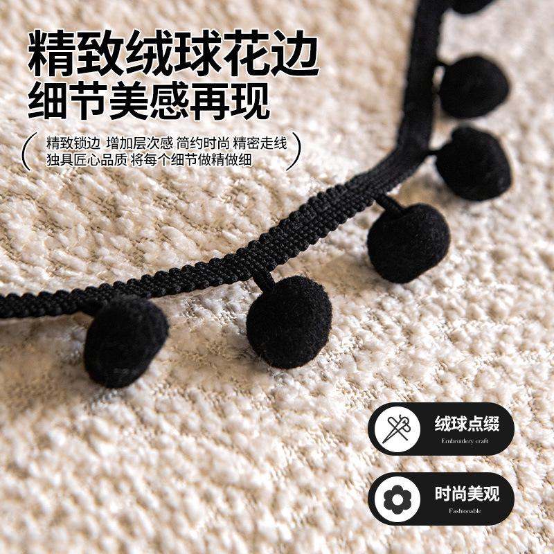 New Special-Shaped Sofa Cushion, High-End Mid-Ancient Style Skirt, Light Luxury Non-Slip Living Room, Straight Row Sofa Seat Cushion