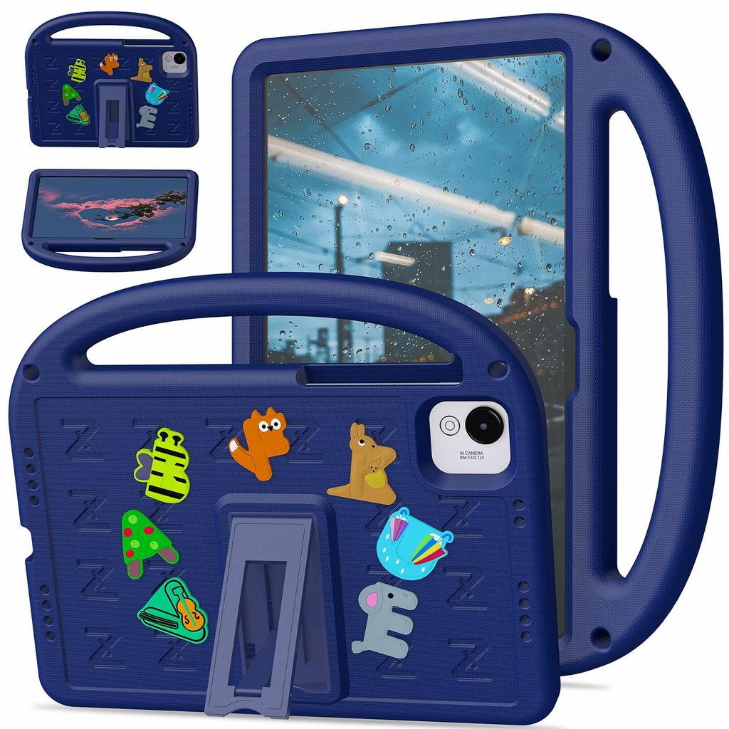 For Honor Pad X10 Pro/Pad X9a/Pad X9 Pro Kickstand Case Cartoon Design Anti-Drop EVA+PC Tablet Cover with Strap for Kids