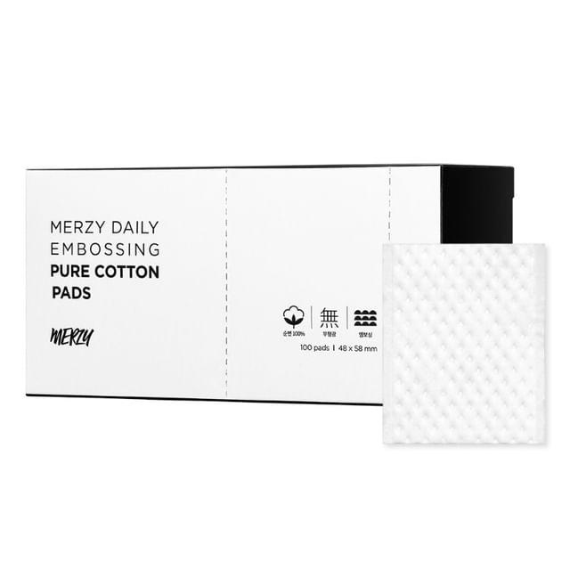 MERZY - Daily Embossing Pure Cotton Pads 100 pads