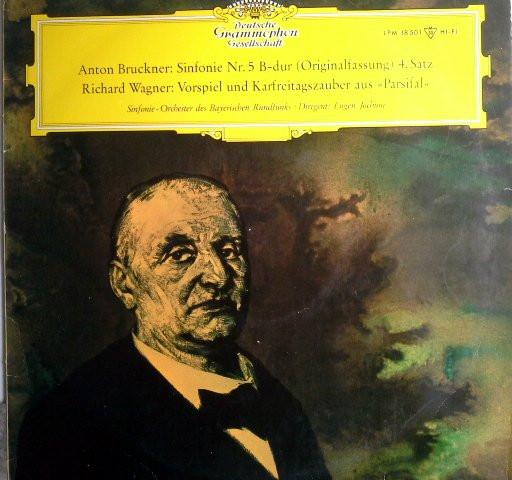 

LP Record ANTON BRUCKNER RICHARD WAGNER SYM Symphony No. 5 in Bflat major ori LPM18501 Deutsche Grammo 1960 Germany Classical Used