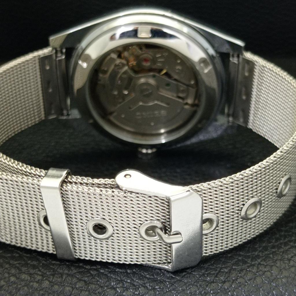 REFURBISHED VINTAGE SEIKO 5 AUTOMATIC 6309A JAPAN MENS RED DIAL WATCH a441179-4