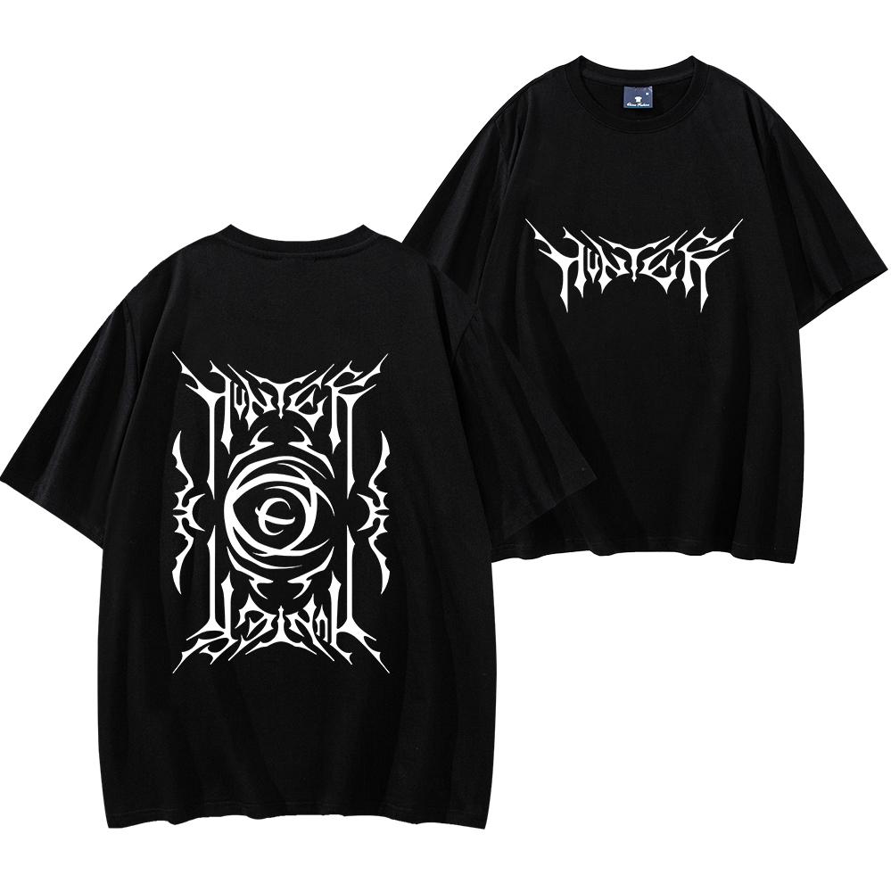 Shinee Key Hunter Album Shirt Shinee Key Hunter Album Tee Men Women Short Sleeve Streetwear Hip Hop Tops Y2K Clothes Fan Gift